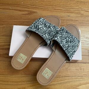 DV by Dolce Vita Black and White Sandals